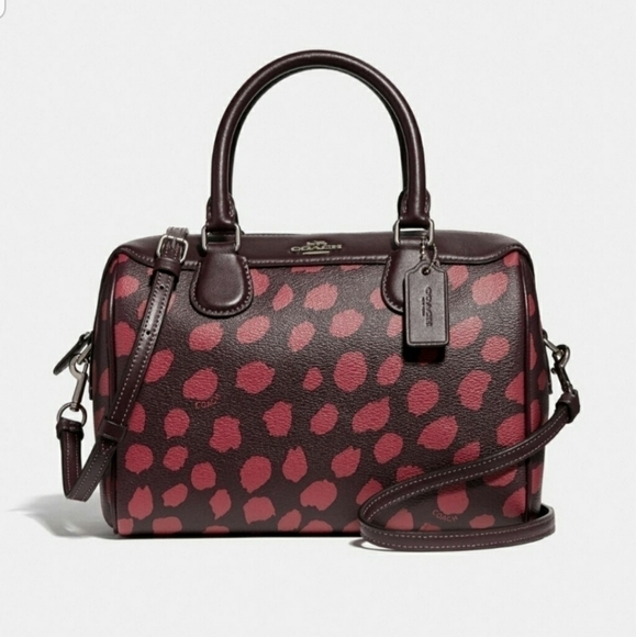 NWT, Mini Bennett Satchel w/deer spot print - Picture 1 of 4